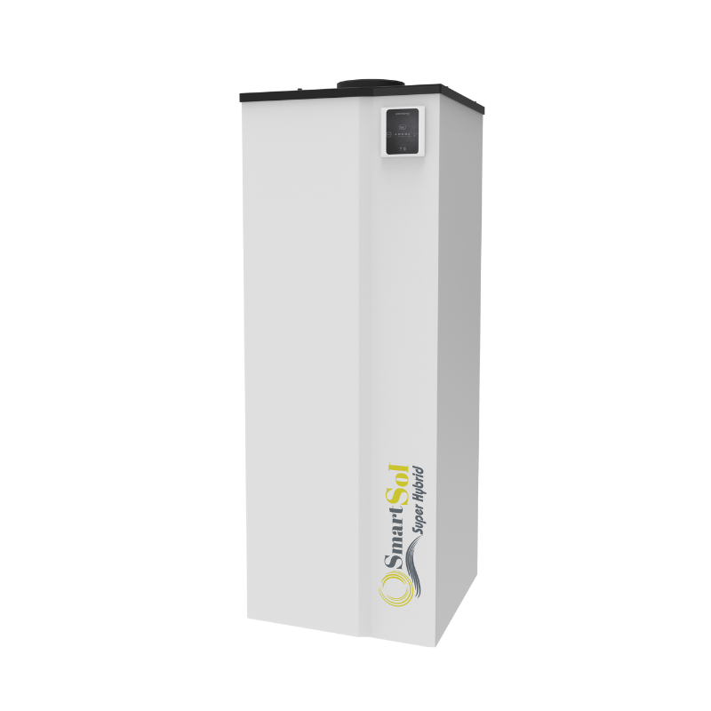 Scaldacqua a Pompa di calore Per Produzione Di Acqua Calda Sanitaria "Smart Sol" Super Hybrid EH solar inox