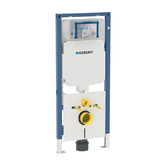 Modulo Geberit Duofix per vaso sospeso, 114 cm, con cassetta di risciacquo da incasso Sigma 8 cm