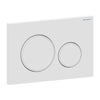 Placca di comando Geberit Sigma20 per risciacquo a due quantità, round