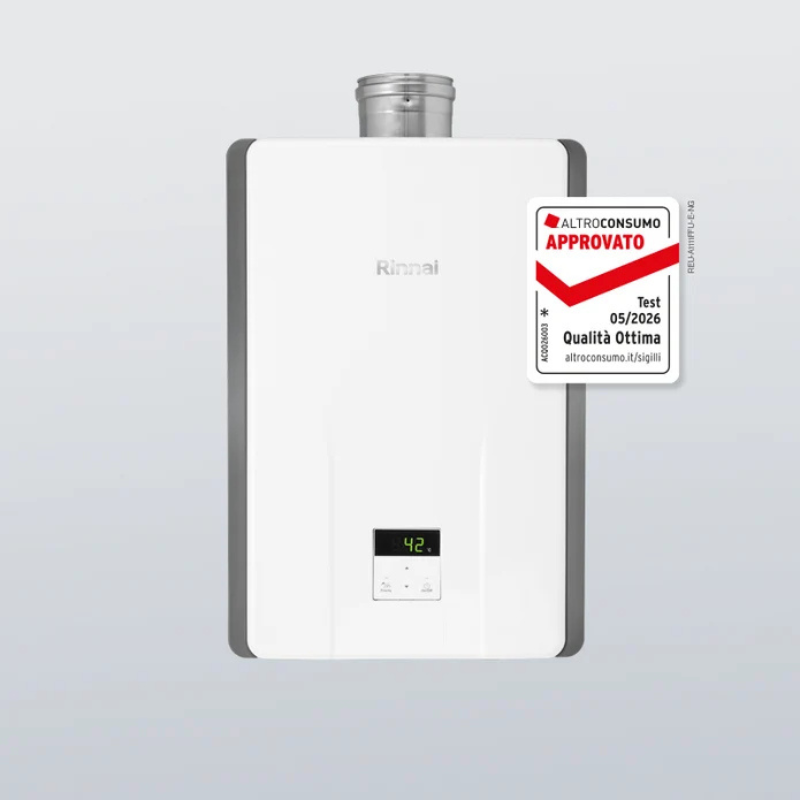 Scaldacqua Rinnai One 11 L interno GPL camera stagna