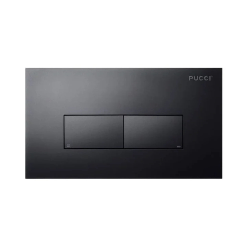 Placca Eco nero opaco per cassetta incasso eco Pucci