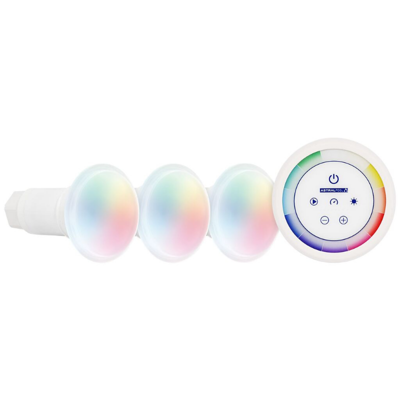 Kit 3 Fleximini Plug & Play a parete con telecomando