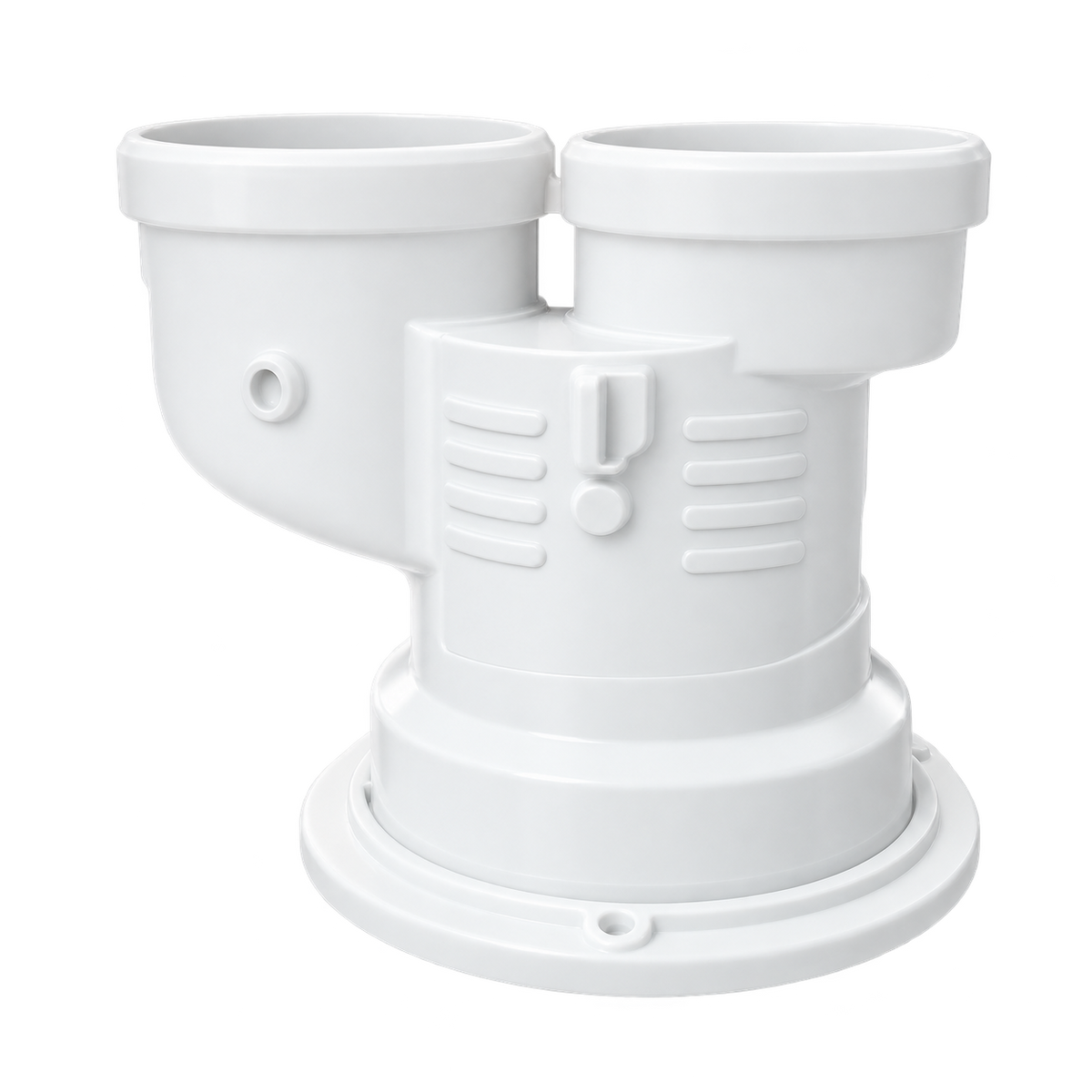Sdoppiatore monoblocco Conti Ø60/100 in PP/PVC per caldaie a condensazione – SDPPS18