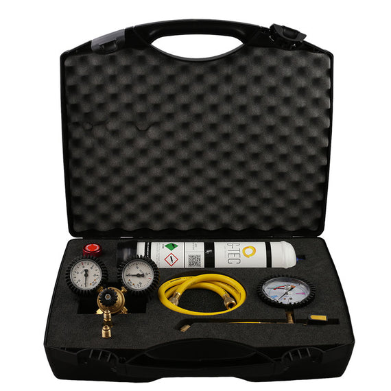 Kit per prove di tenuta con azoto/idrogeno Saldogas K-Leak Tester N2 per sistemi di refrigerazione e A/C
