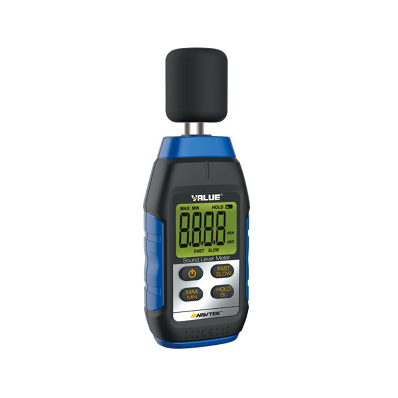 Saldogas VALUE VMS-1 fonometro digitale, tester di rumore, rilevatore di decibel 30-130dB