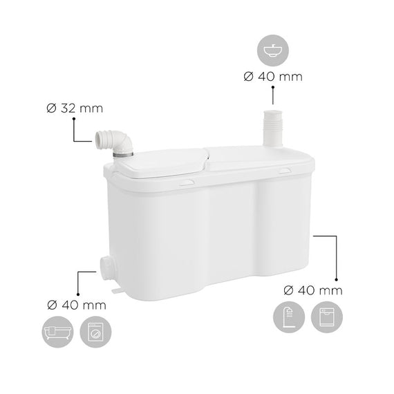 Trituratore pompa acque grigie SFA Group Watersan 20