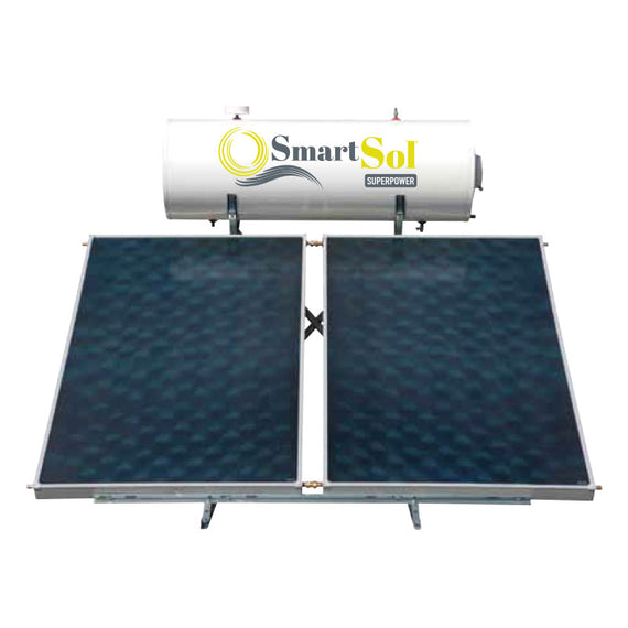 Kit solare SmartSol a circolazione naturale SUPER POWER 300 LT 2x2,75 mq
