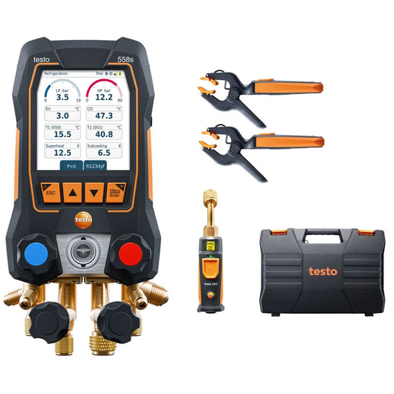 Manifold digitale kit smart per vuoto Testo 558s