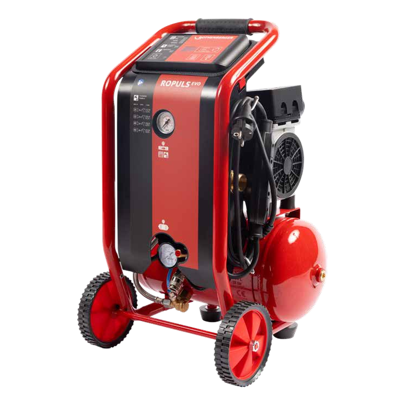 ROTHENBERGER ROPULS EVO compressore lavaggio impianti codice 1000005680, prodotto isolato su trasparente
