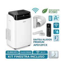 Climatizzatore portatile Daitsu Alisios Premium APD12FCX 12000 btu wi-fi