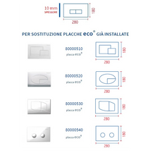 Placca nera opaca 330x180 c/sportello Pucci