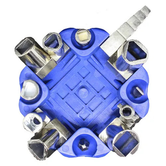 Chiave Multipla professionale Per Sportelli Acqua , Luce , Gas .