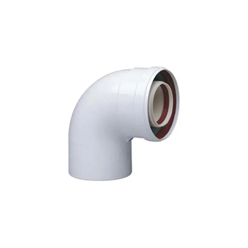 Curva coassiale fumi 90° BAXI DIAM.60/100