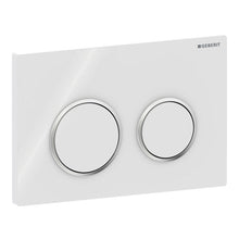 Placca di comando Geberit Omega20 per risciacquo a due quantità, round