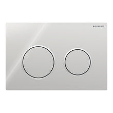 Placca di comando Geberit Omega20 per risciacquo a due quantità, round
