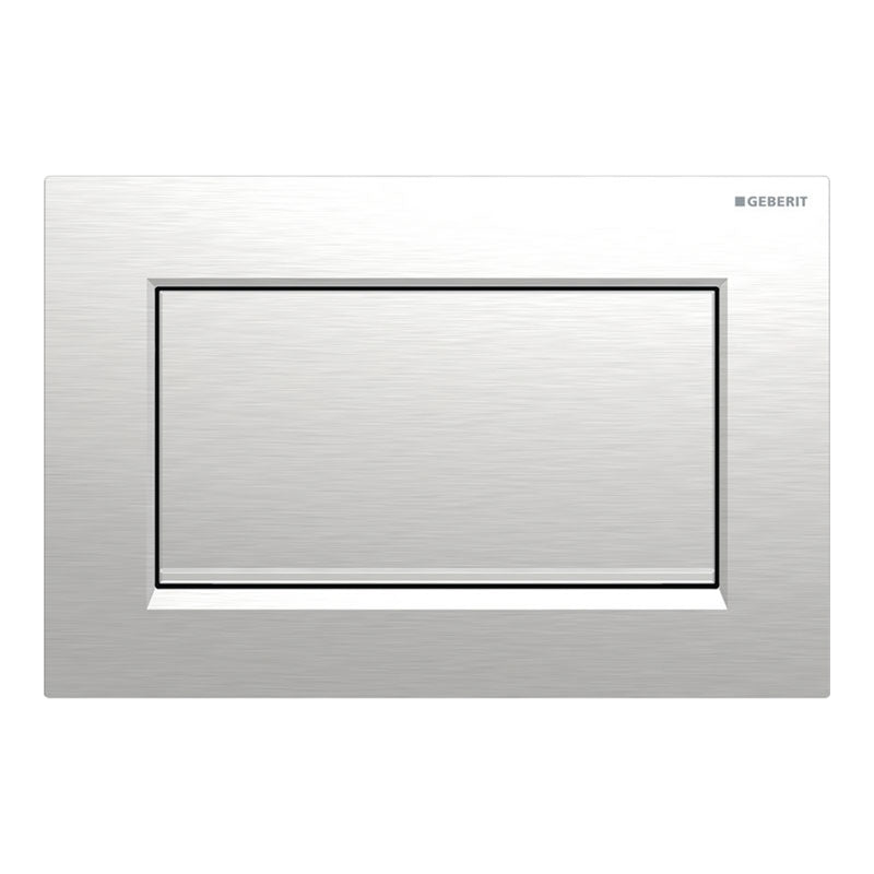 Placca di comando Geberit Sigma10 per risciacquo con possibilità d'interruzione, square, avvitabile