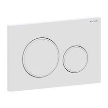 Placca di comando Geberit Sigma20 per risciacquo a due quantità, round