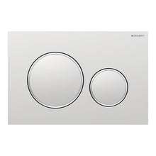 Placca di comando Geberit Sigma20 per risciacquo a due quantità, round