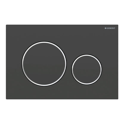 Placca di comando Geberit Sigma20 per risciacquo a due quantità, round