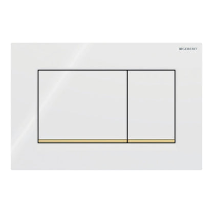 Placca di comando Geberit Sigma30 per risciacquo a due quantità, square