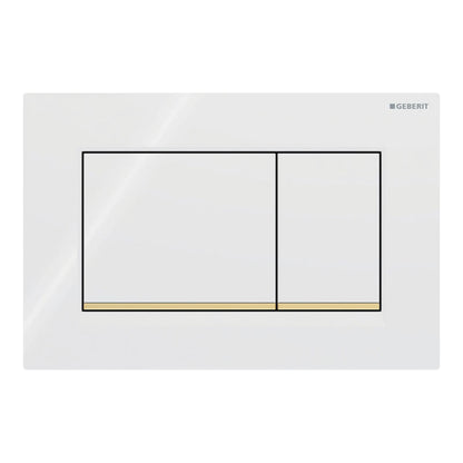Placca di comando Geberit Sigma30 per risciacquo a due quantità, square