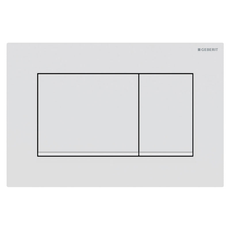 Placca di comando Geberit Sigma30 per risciacquo a due quantità, square