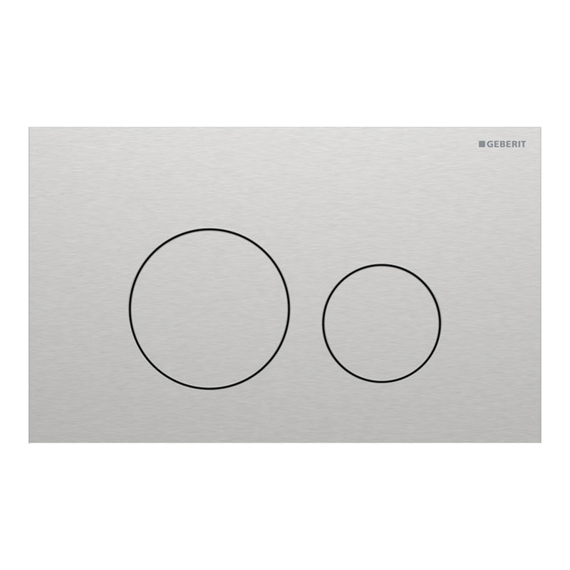 Placca di comando Geberit Sigma40 per risciacquo a due quantità, round