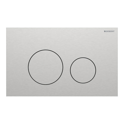 Placca di comando Geberit Sigma40 per risciacquo a due quantità, round