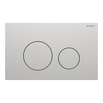 Placca di comando Geberit Sigma40 per risciacquo a due quantità, round