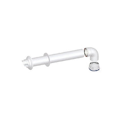 Kit scarico fumi coassiale antivento con curva d.60/100 per caldaie a condensazione Immergas