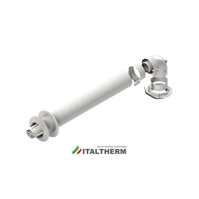 Kit condotto asp./scar. coass. Ø60/100-K Italtherm - Climaguru