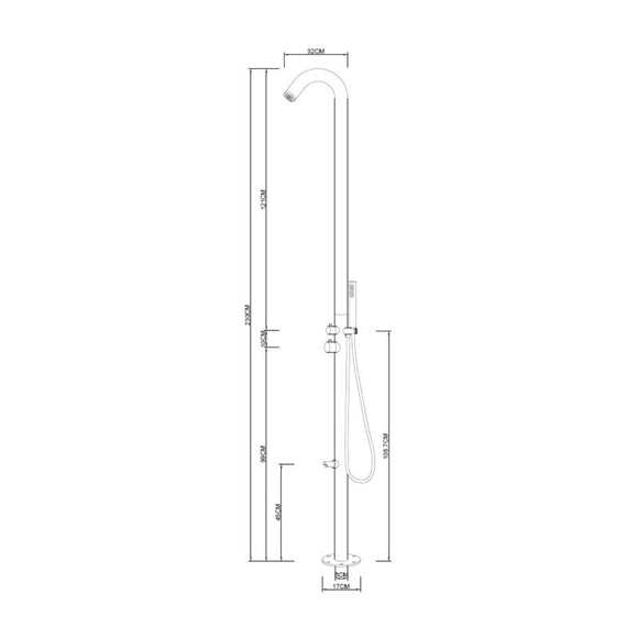 Doccia piscina Morini Betulla