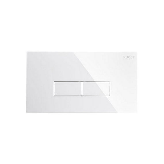Placca di comando Pucci Eco con telaio e sportello