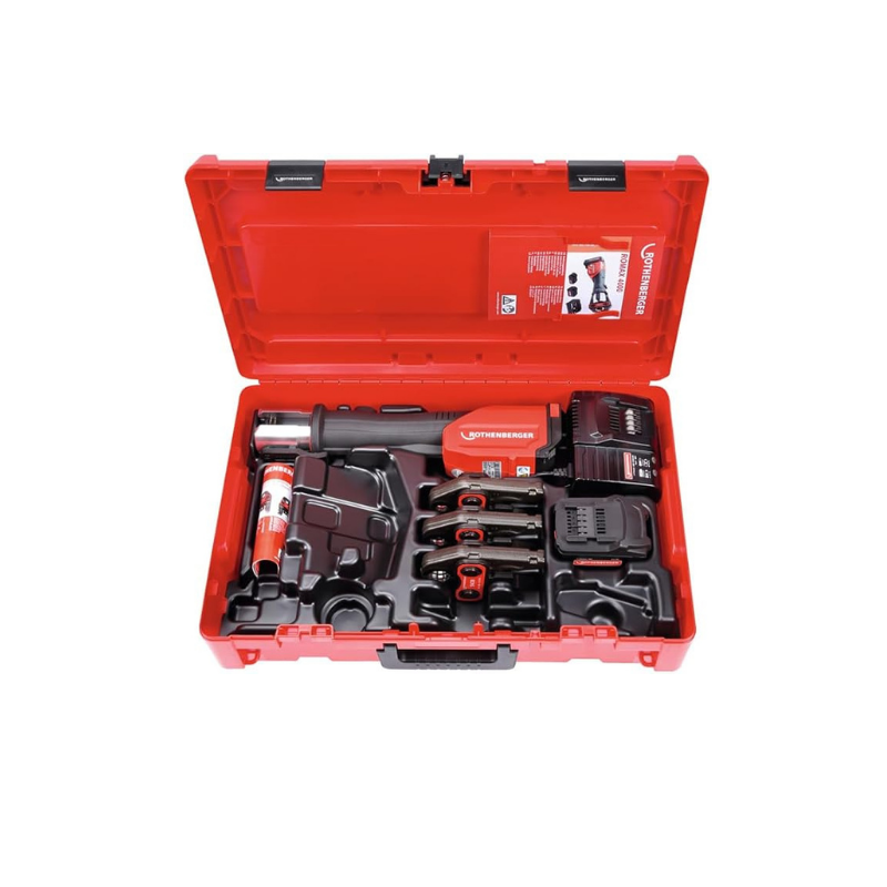 Pressatrice ROMAX 4000 AMPShare 18V Kit Completo con Ganasce TH 16-20-26-32 + Batteria e Caricabatteria Bosch