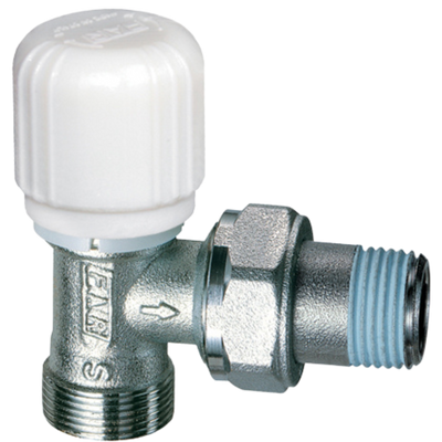 1610 - Valvola FAR termostatizzabile a squadra, attacco tubo rame