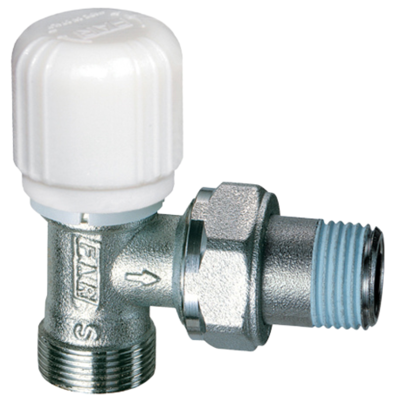 1610 - Valvola FAR termostatizzabile a squadra, attacco tubo rame