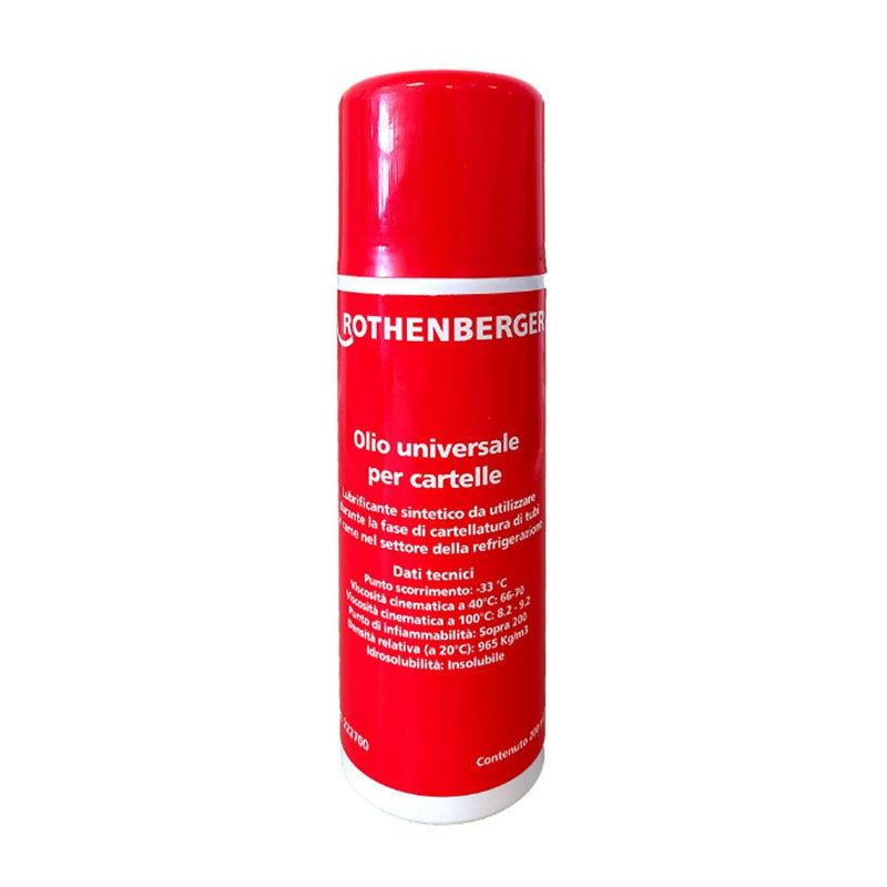 Olio spray universale Rothenberger per cartelle 200ml