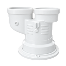 Sdoppiatore monoblocco Conti Ø60/100 in PP/PVC per caldaie a condensazione – SDPPS18