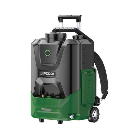 Saldogas Idropulitrice portatile carrellata C10BW a batteria per sistemi HVACR, con tracolla