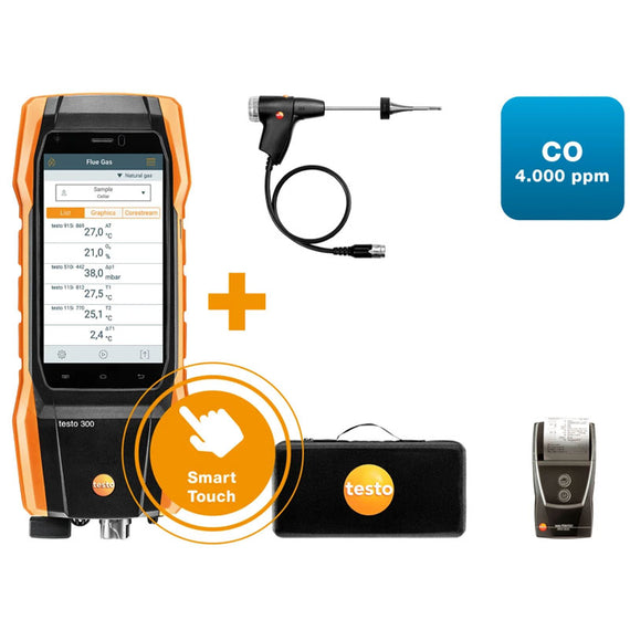 Analizzatore di combustione Testo 300 NEXT LEVEL