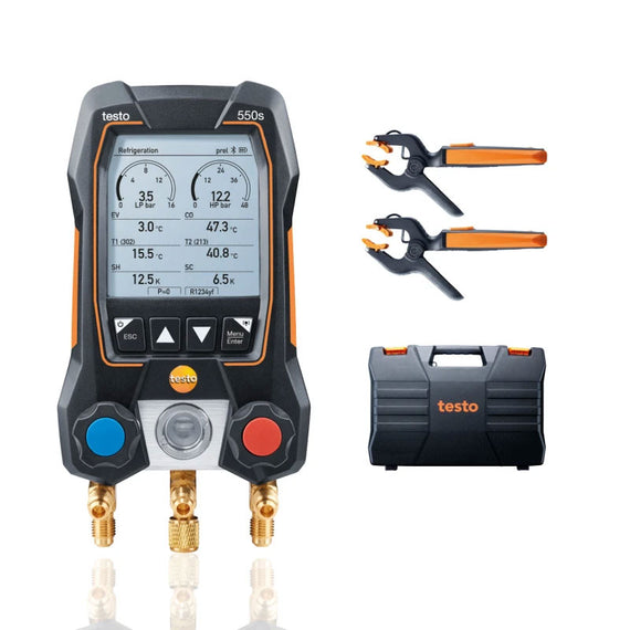 Gruppo digitale manometrico Testo 550s Smart Kit
