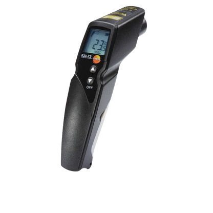Termometro a infrarossi con puntatore a 2 raggi laser Testo 830-T2