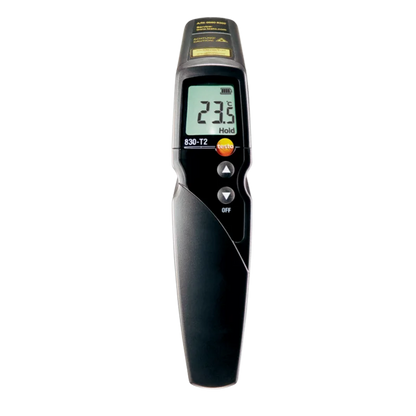 Termometro a infrarossi con puntatore a 2 raggi laser Testo 830-T2