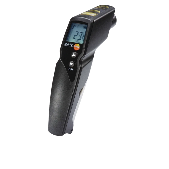 Termometro a infrarossi con puntatore a 2 raggi laser Testo 830-T2