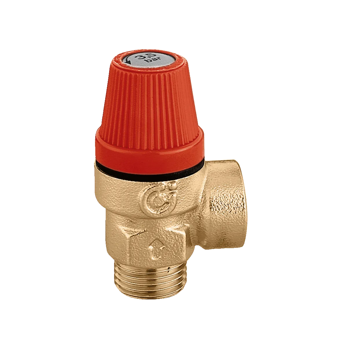 Caleffi 312 valvola sicurezza ordinaria certificata attacco maschio femmina