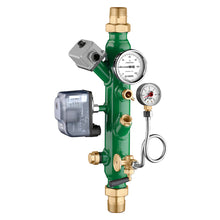Caleffi serie 335 collettore portastrumenti INAIL con termostato pressostato manometro termometro