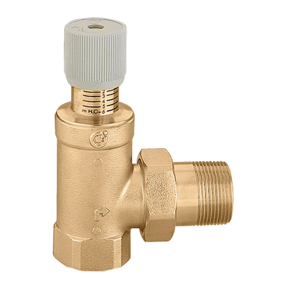 Valvola di by-pass differenziale Caleffi serie 519 con scala graduata – fotografia ufficiale