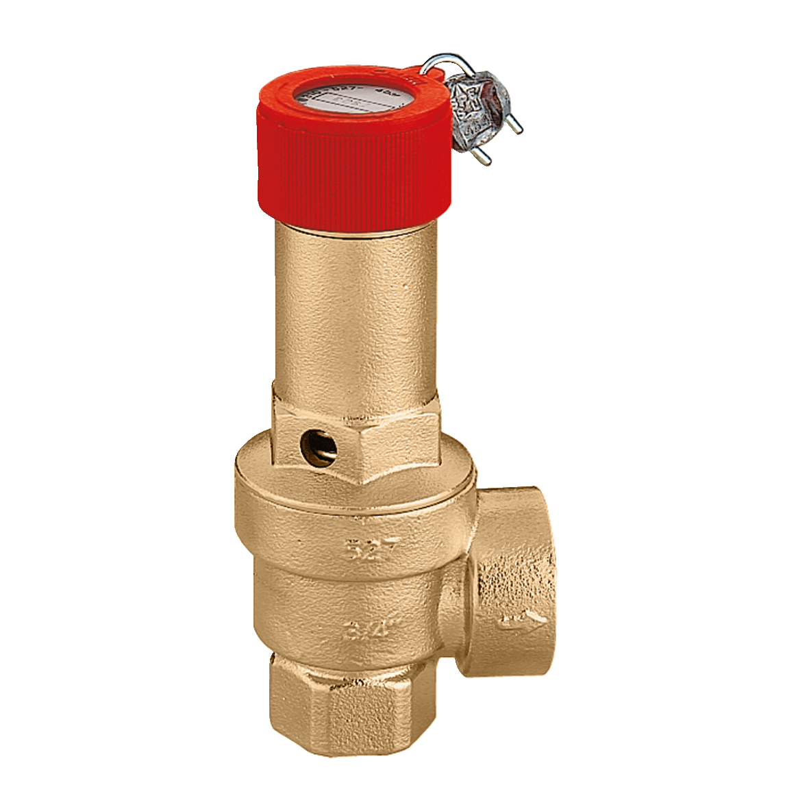 Valvola di sicurezza Caleffi serie 527 INAIL – fotografia ufficiale