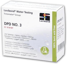 Pastiglie DPD No.3 Lovibond 250 pz per cloro totale piscina