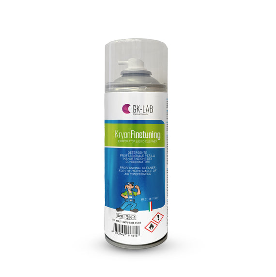 GK-Lab Kryon® FineTuning pulitore Aerosol Igienizzante non schiumoso (base alcool) per Evaporatori (unità interne) - 400ml